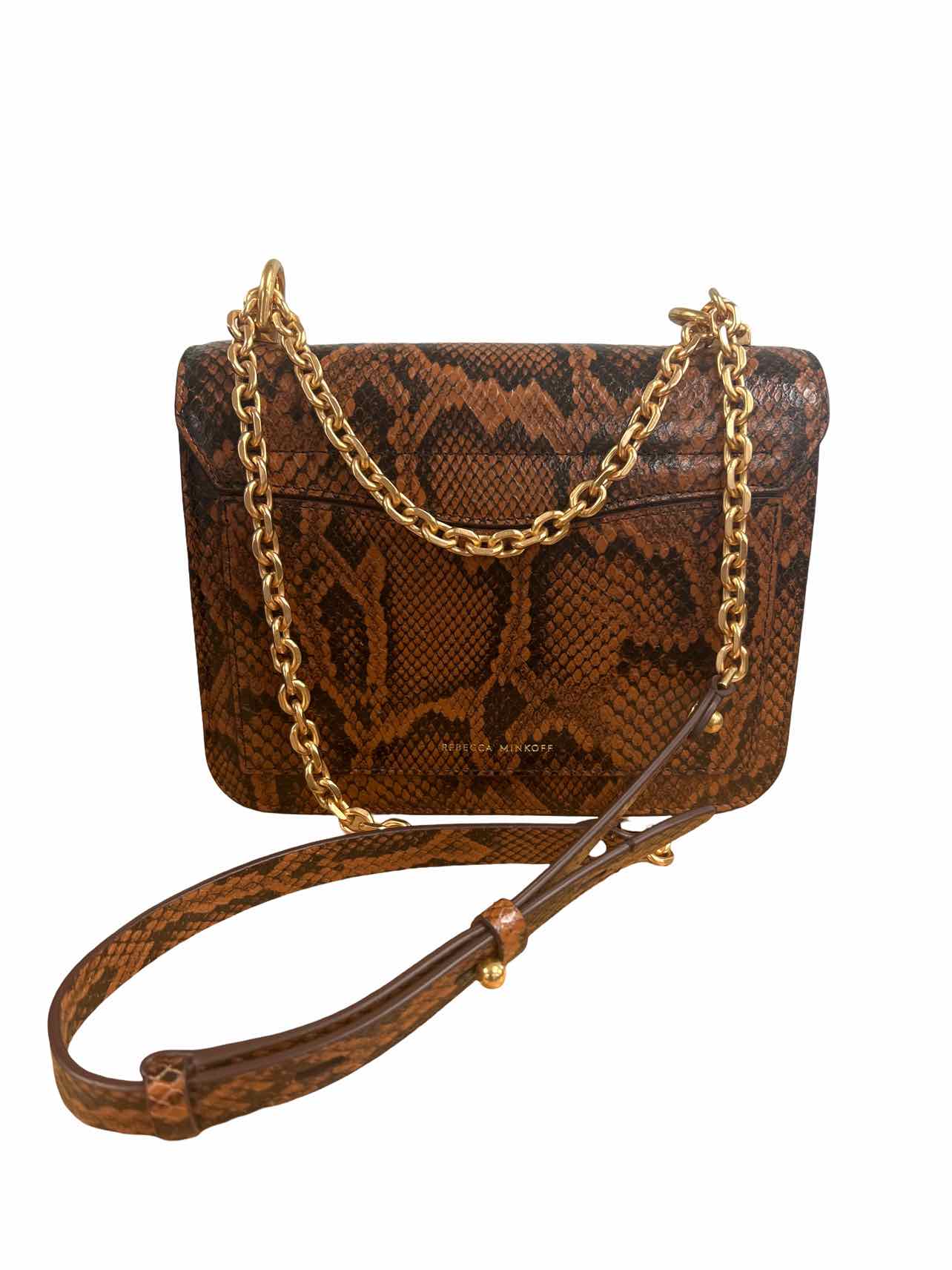 REBECCA MINKOFFLOVE TOO CHAIN STRAP PADLOCK CROSSBODY