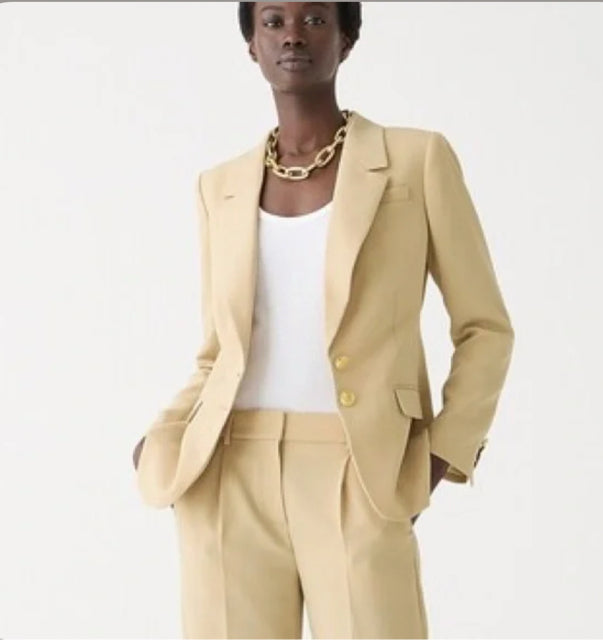 JCREW WILLA CITY CREPE BLAZER  SIZE: 12