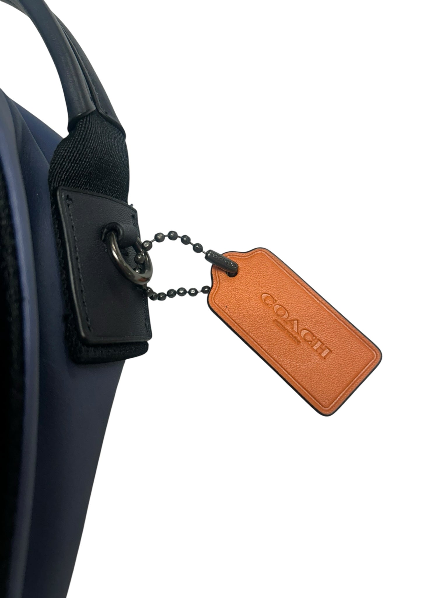 COACH EDGE BACKPACK IN SIGNATURE COLORBLOCK BLUE ONE SHOULDER