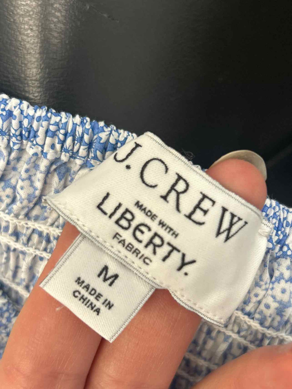 JCREW LIBERTY FABRIC JACQUELINE'S BLOSSOM SMOCKED MIDI SKIRT SIZE: M