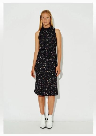 RAQUEL ALLEGRA NWT INFINITY SILK PRINTED HELENA DRESS SIZE: 0