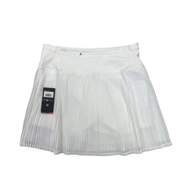 NWT IKBUL ACCORDIAN MESH PLEAT SKORT 18"  TENNIS PICKLEBALL LARGE