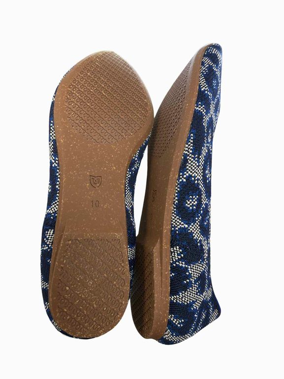 ROTHY'S POINT II INDIGO CAT FLAT SIZE: 10