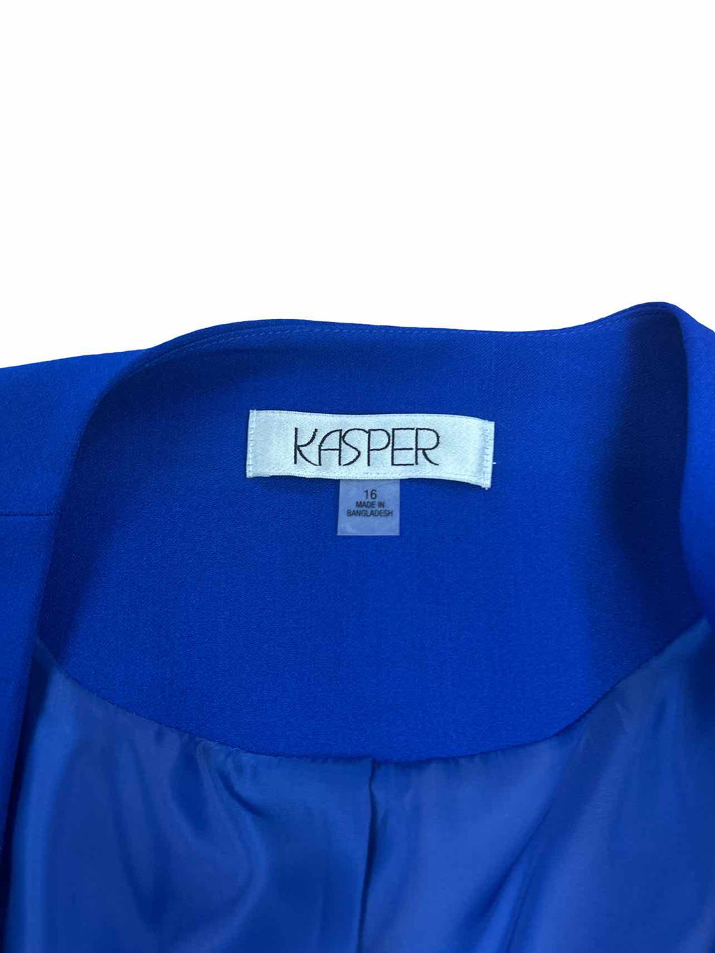 KASPER 3/4 SLEEVE OPEN FRONT BLAZER SIZE: 16