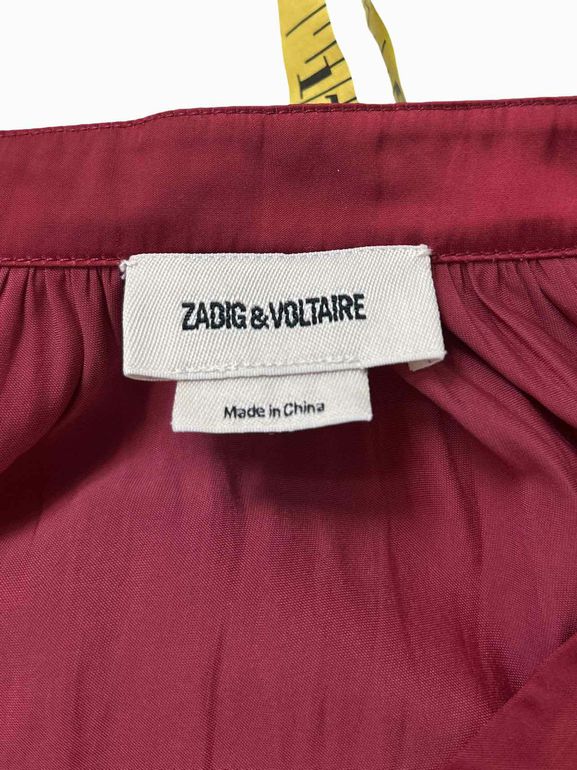ZADIG & VOLTAIRE TINK SATIN BLOUSE SIZE: M
