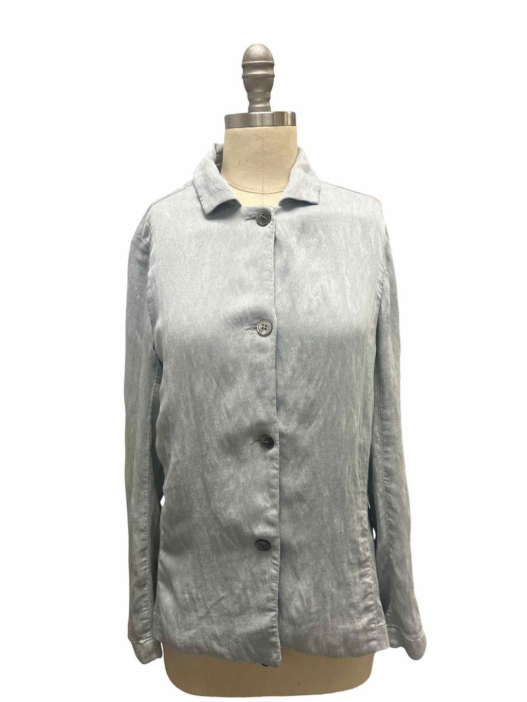 RAQUEL ALLEGRA LONG SLEEVE COLLARED BLOUSE SIZE: 0