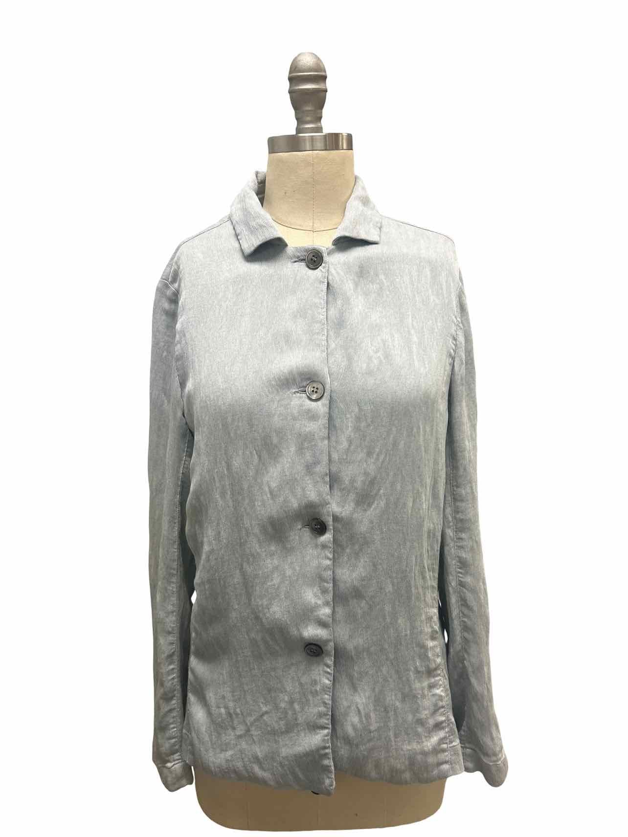 RAQUEL ALLEGRA LONG SLEEVE COLLARED BLOUSE SIZE: 0