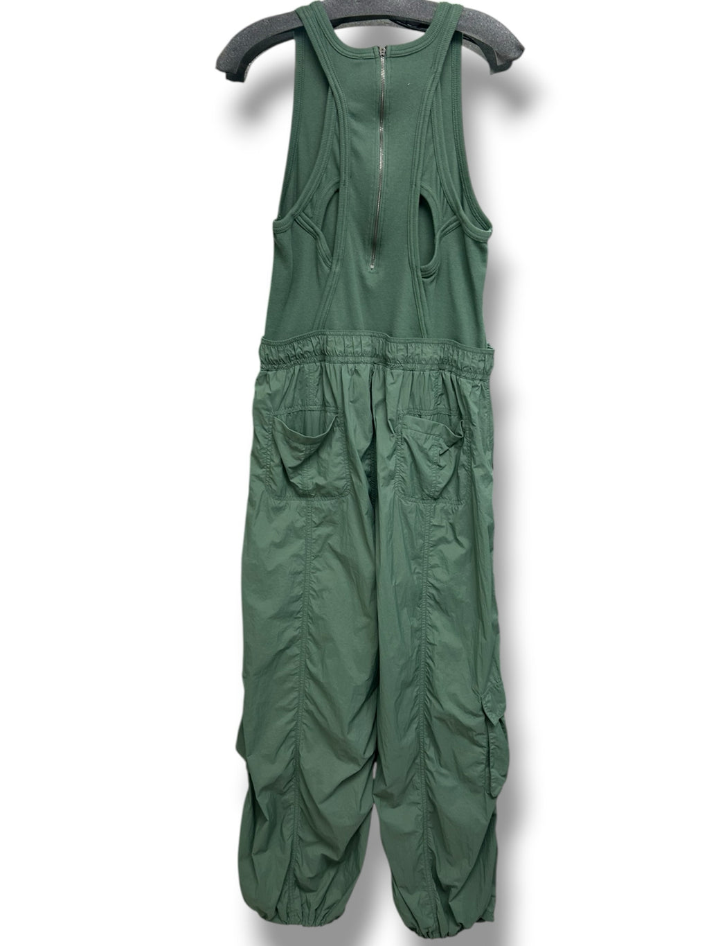 ANTHROPOLOGIE DAILY PRACTICE MESSA UTILITY CARGO JUMPSUIT GREEN SIZE XL
