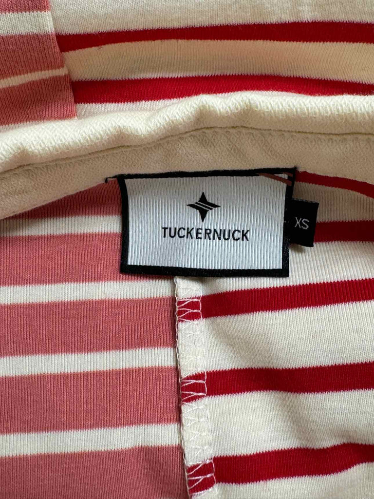 TUCKERNUCK ASHTON KNIT POLO RED/PINK DRESS SIZE XS