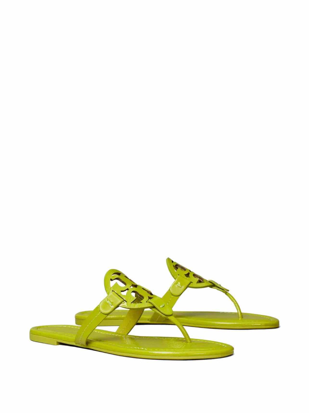 TORY BURCH PATENT MILLER SANDAL SIZE: 8.5