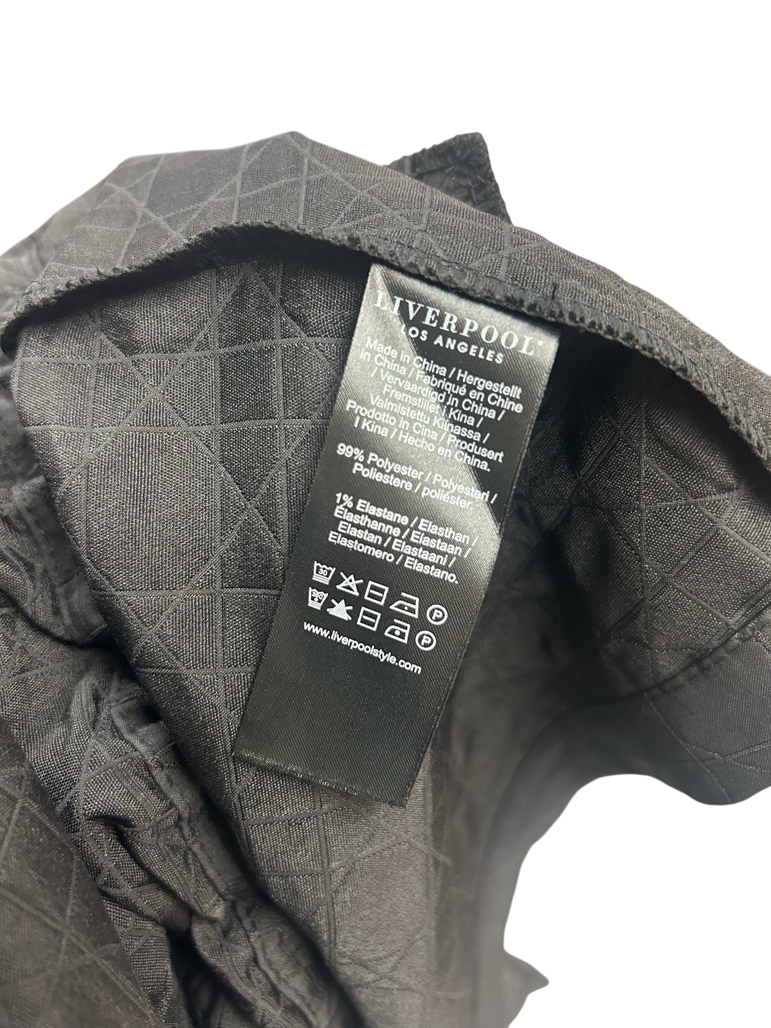 LIVERPOOL LOS ANGELES BLACK ULTILITY QUILTED JACKET SIZE XS