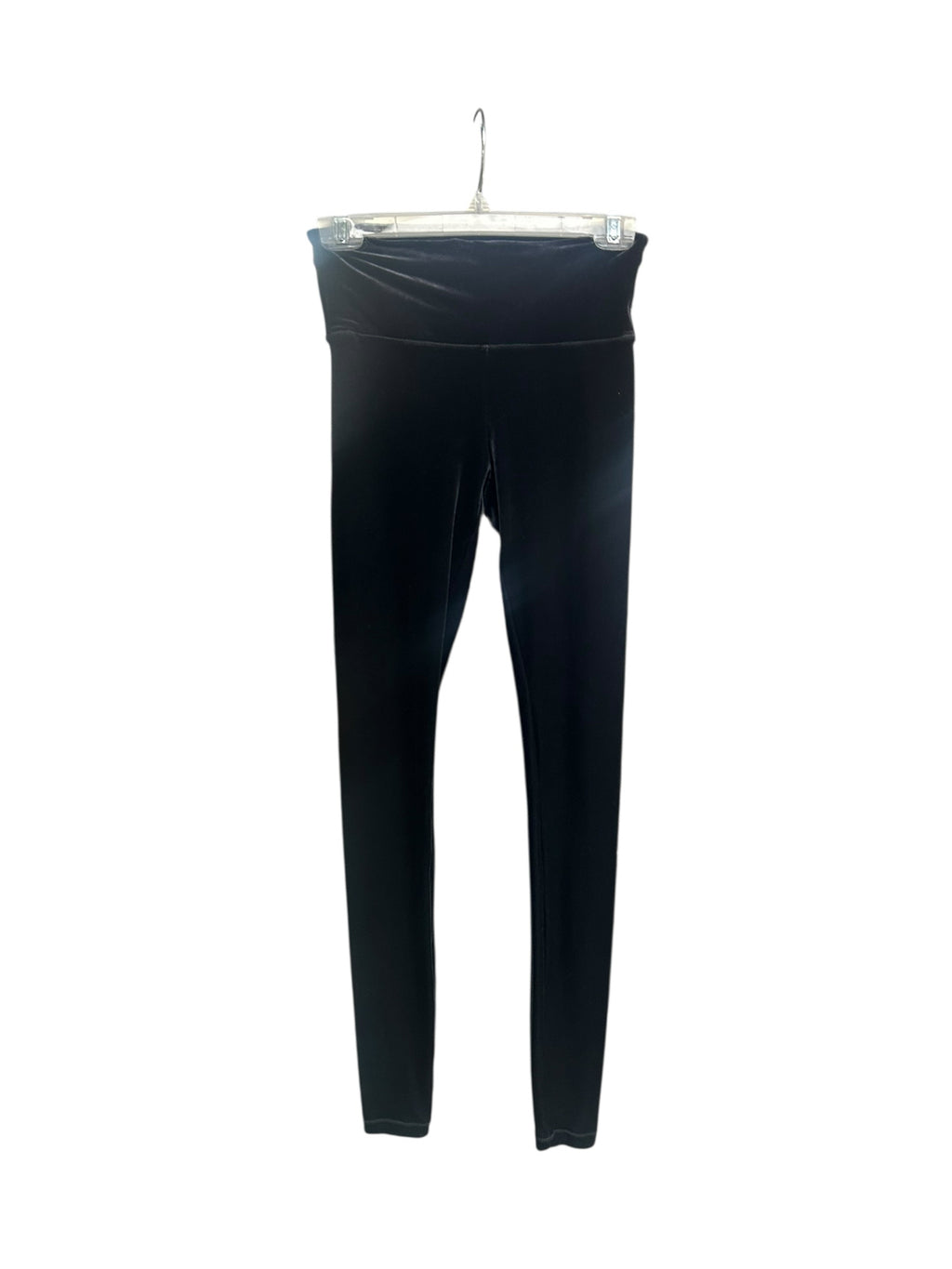 ATHLETA CHATARUNGA BLACK VELVET TIGHTS SIZE SMALL TALL