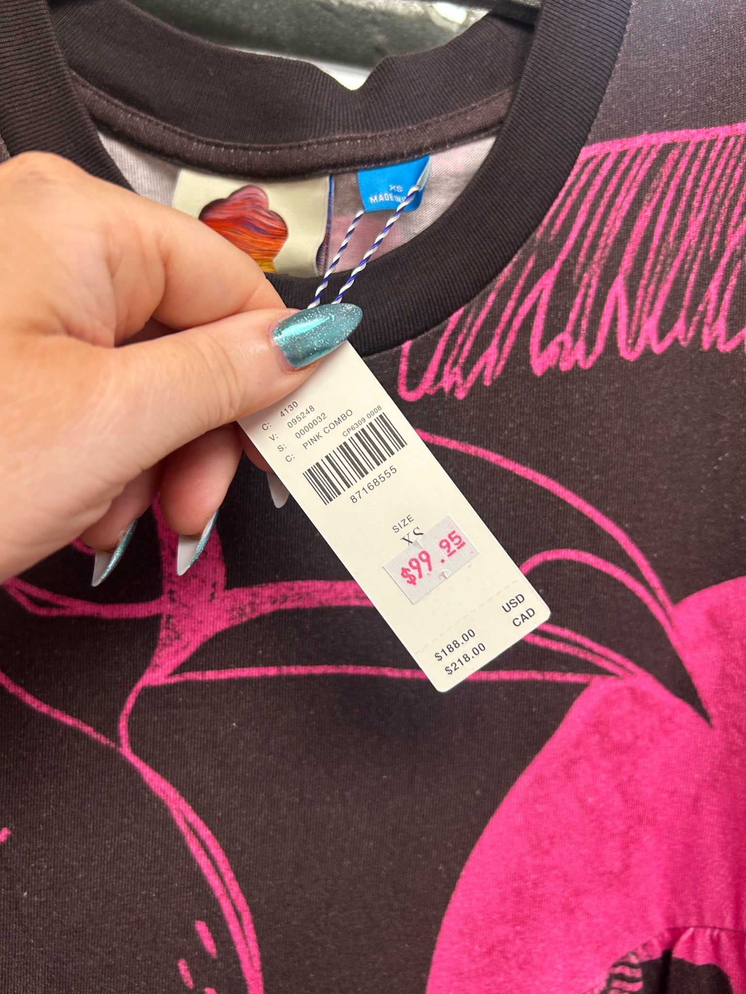 NWT ANTHROPOLOGIE FARM RIO BRAZIL PINK GRAPHIC TIERED TANK DRESS SIZE XS