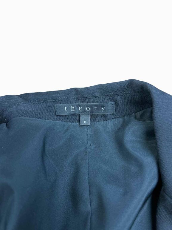THEORY VINTAGE STRETCH WOOL BLAZER SIZE: 8
