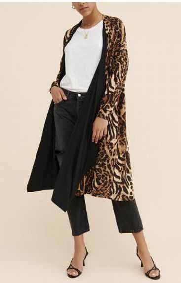 COLDESINA MIMI REVERSIBLE LEOPARD DUSTER - WEARHOUSE  CONSIGNMENT