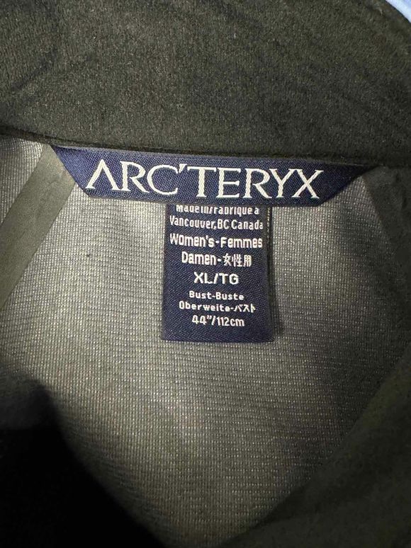 ARC'TERYX FULL ZIP SOFT SHELL PERIWINKLE JACKET SIZE XL