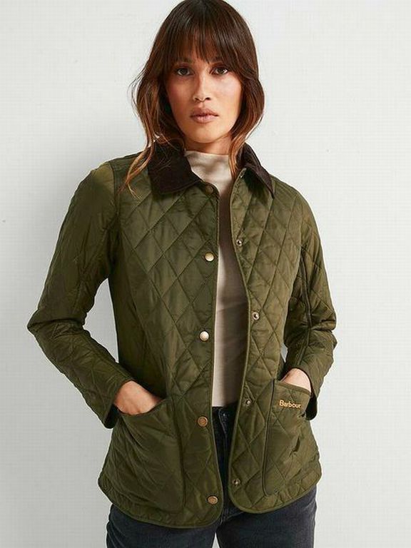 BARBOUR NWT! ANNANDALE QUILTED OLIVE JACKET SIZE M