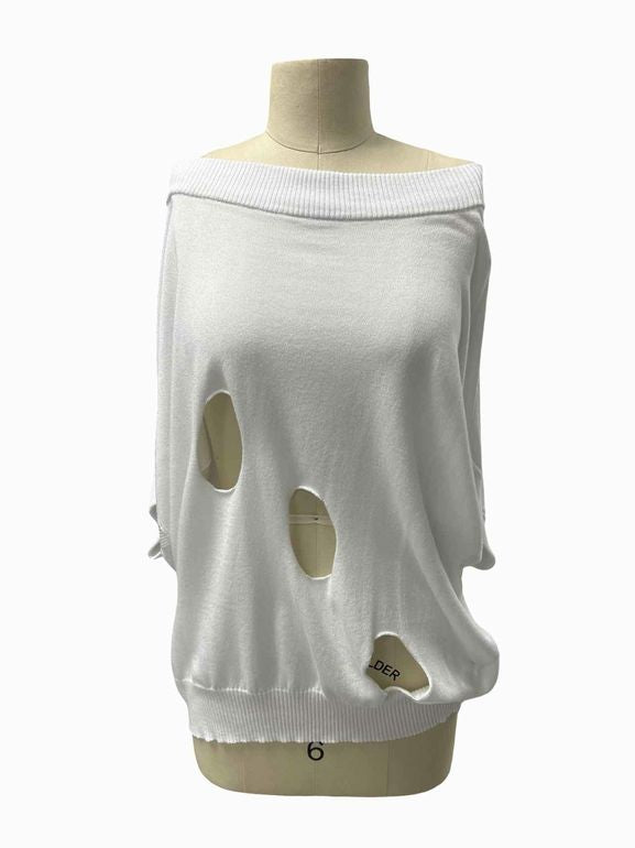 PLANET BY LAUREN G KNIT LAGENLOOK CAP SLEEVE TOP SIZE: ONE SIZE