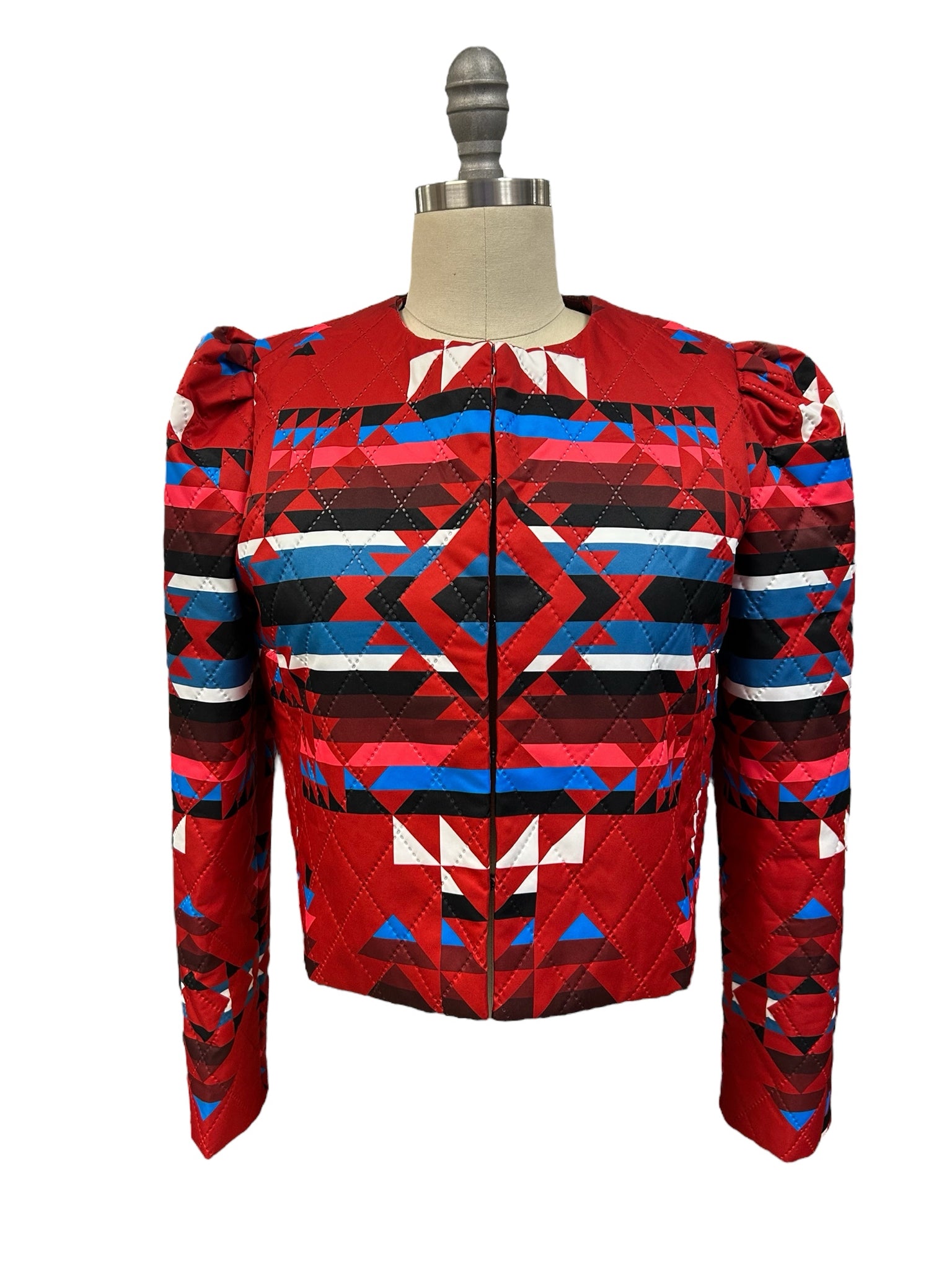 PENDLETON AQUA x PENDLETON PILOT ROCK CROP JACKET RED SIZE SMALL
