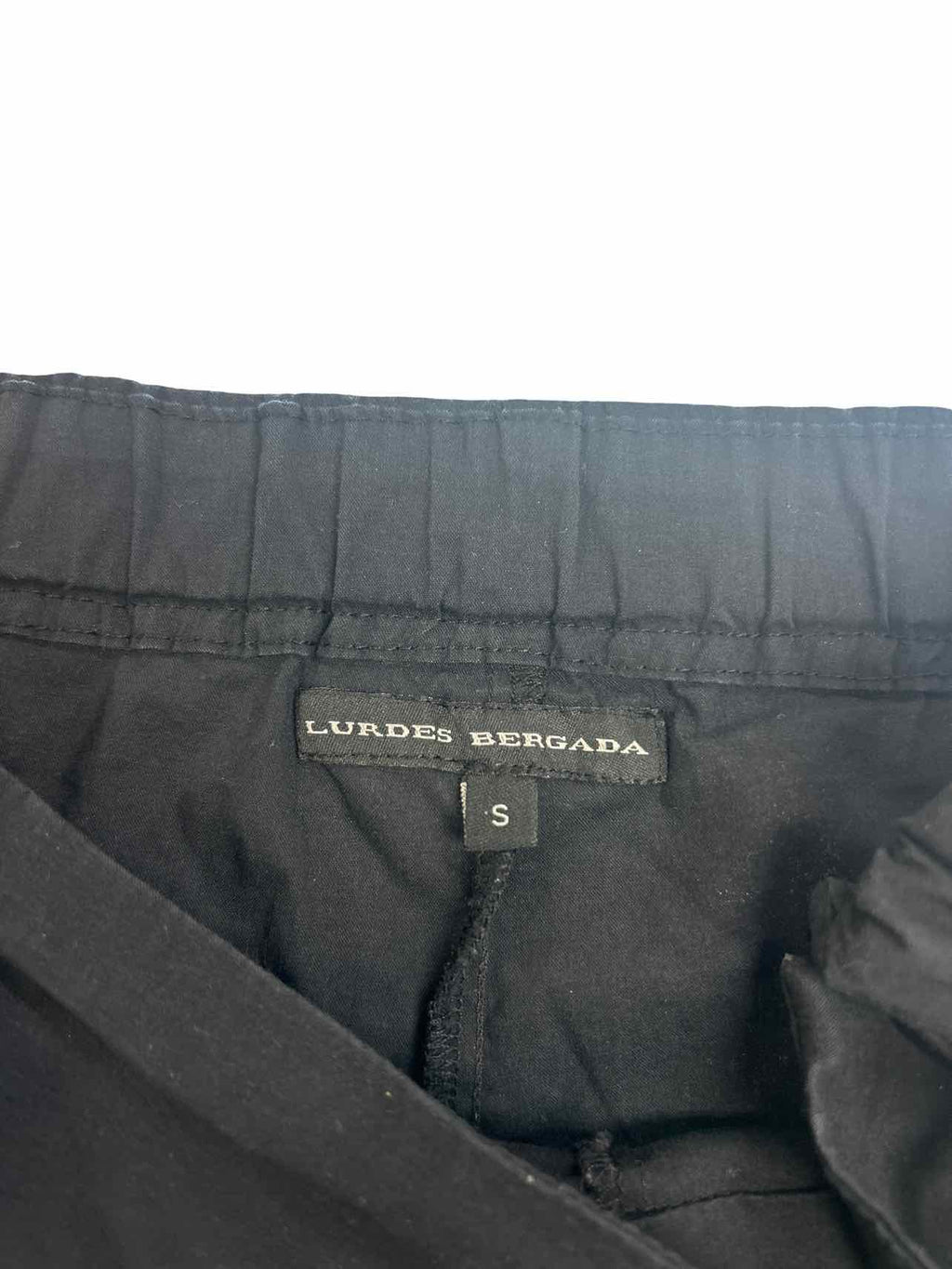 LURDES BERGADA CROPPED SLIM LEG TROUSER SIZE: S