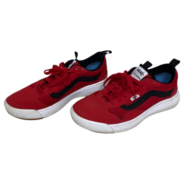VANS RED ULTRARANGE RAPIDWELD SNEAKERS SIZE 8