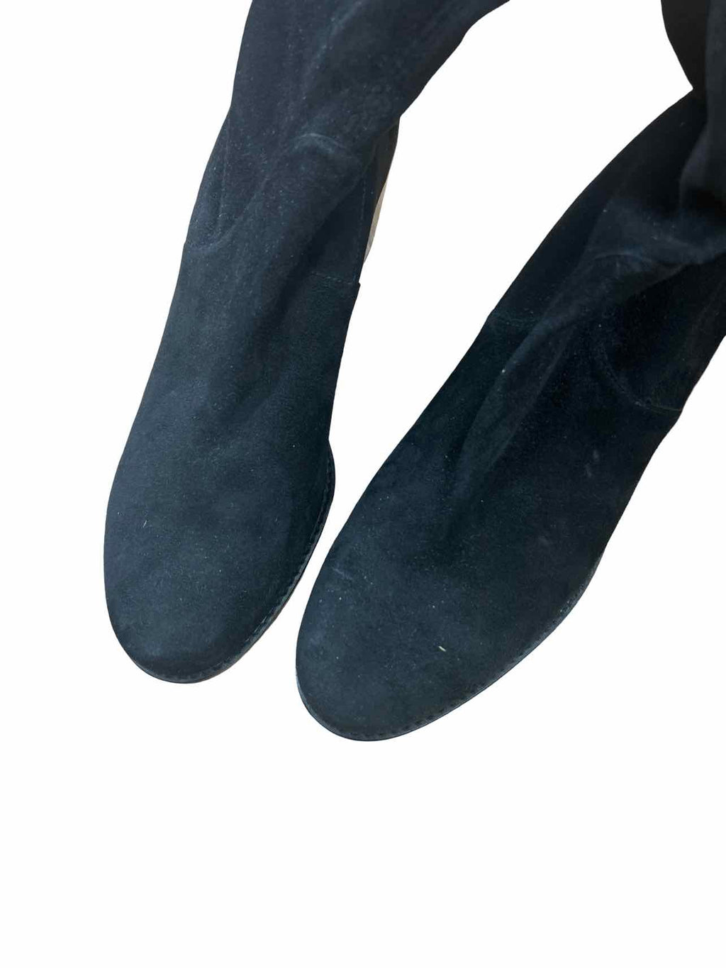 STUART WEITZMAN TIELAND OVER THE KNEE SUEDE BOOTS SIZE: 8.5