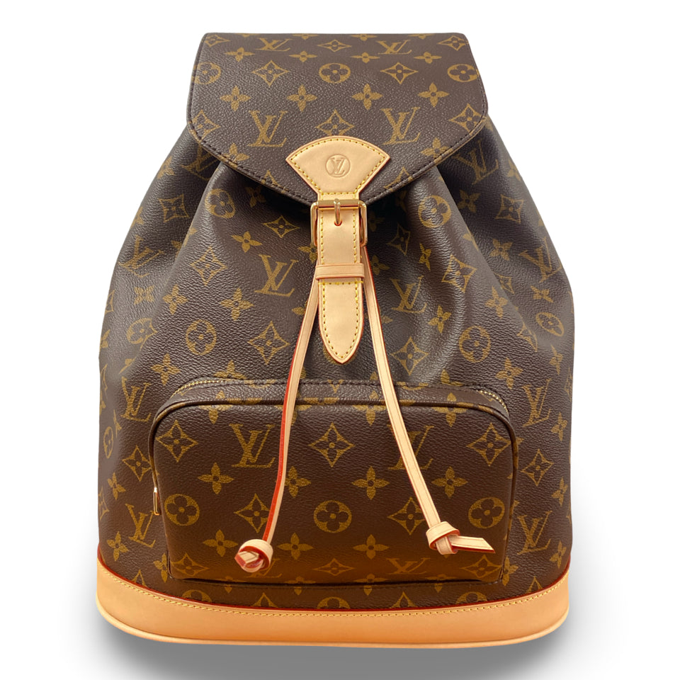 NEW IN BOX LOUIS VUITTON MONTSOURIS MM MONOGRAM CANVAS BACKPACK