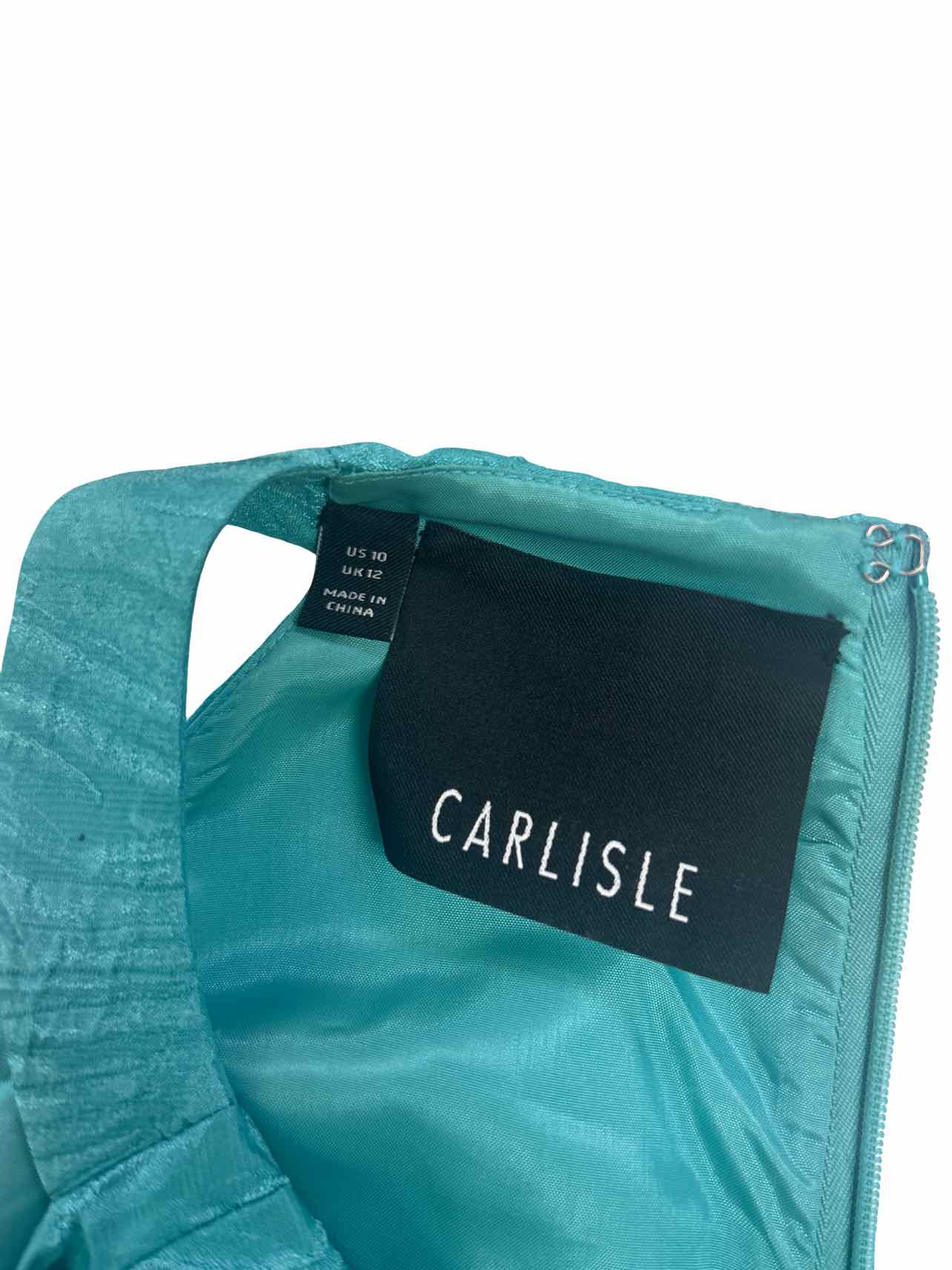 CARLISLE JACQUARD HALTER COCKTAIL DRESS SIZE:12