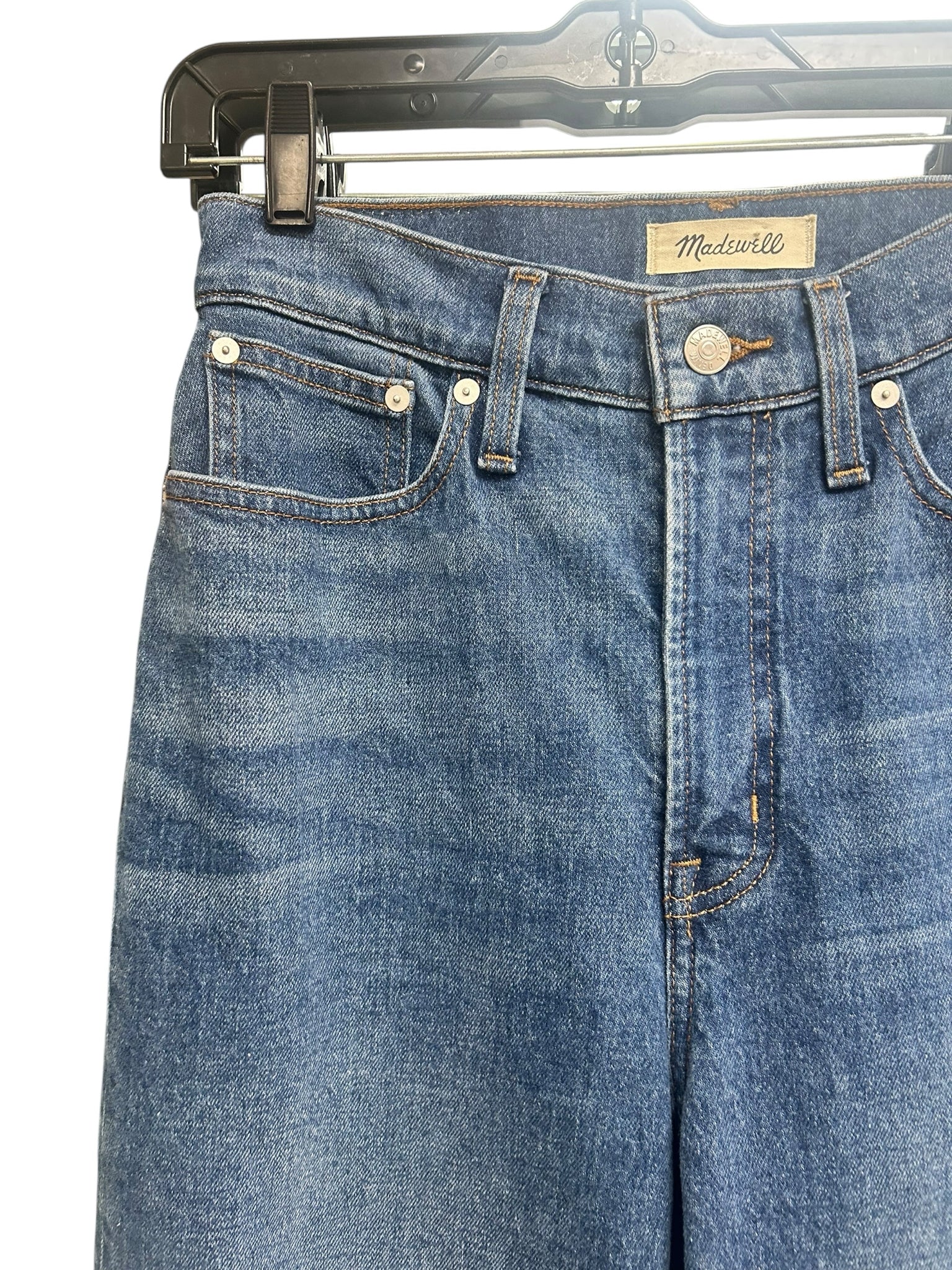 NWT MADEWELL THE PERFECT VINTAGE STRAIGHT MEDIUM WASH JEANS SIZE 26