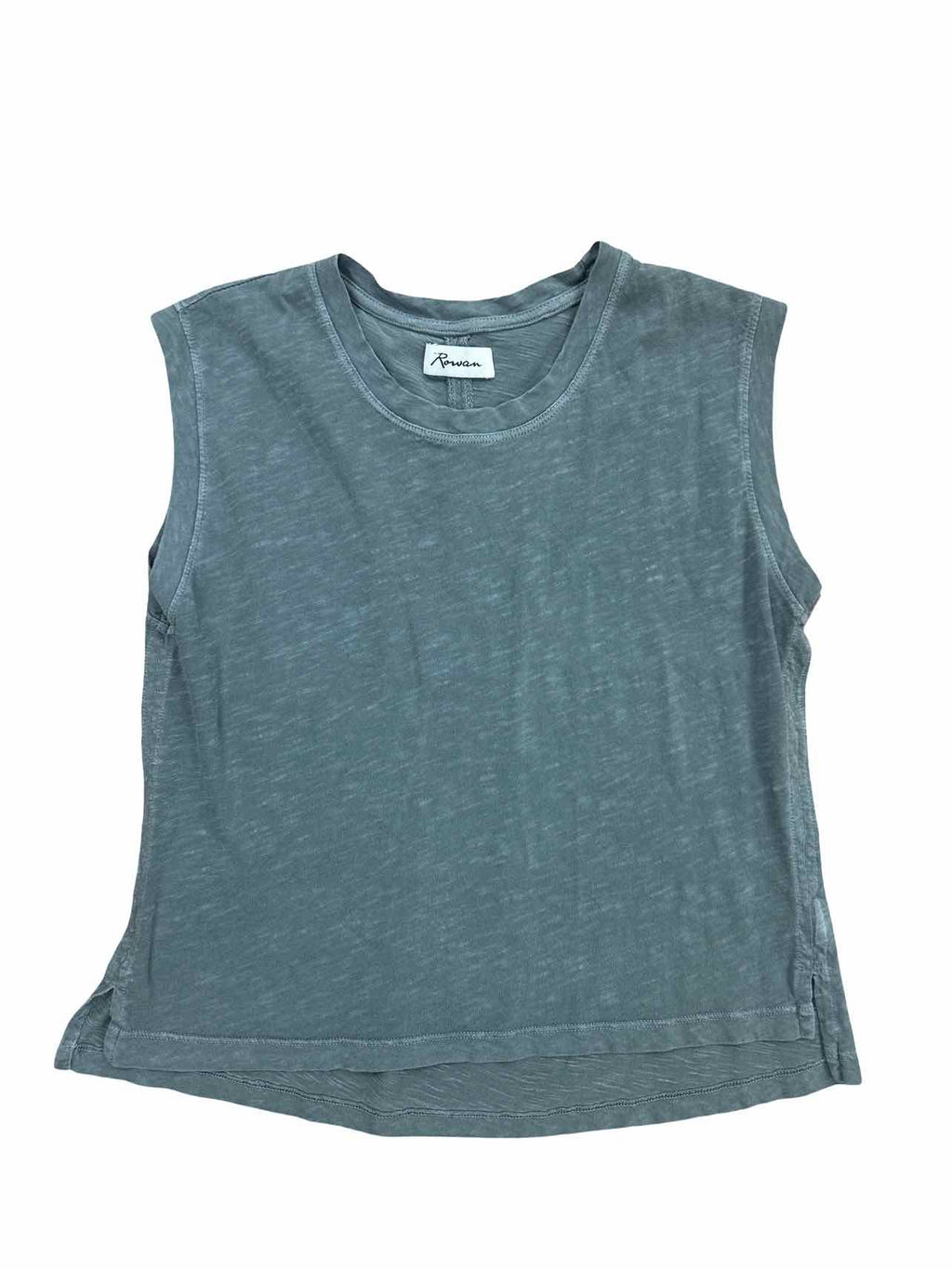 REFORMATION ROWAN SAVANNAH SLUB COTTON MUSCLE TANK SIZE: S