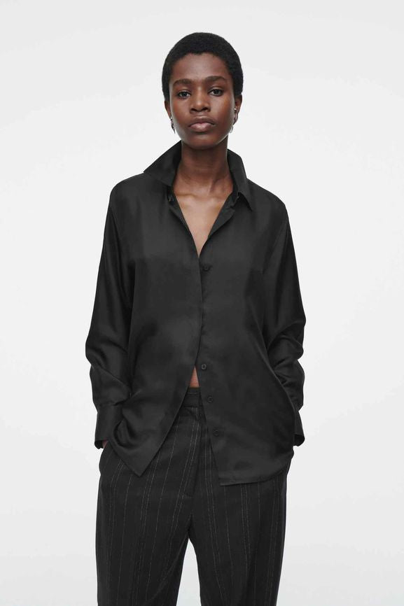 COS 100% SILK BLOUSE SIZE: 4
