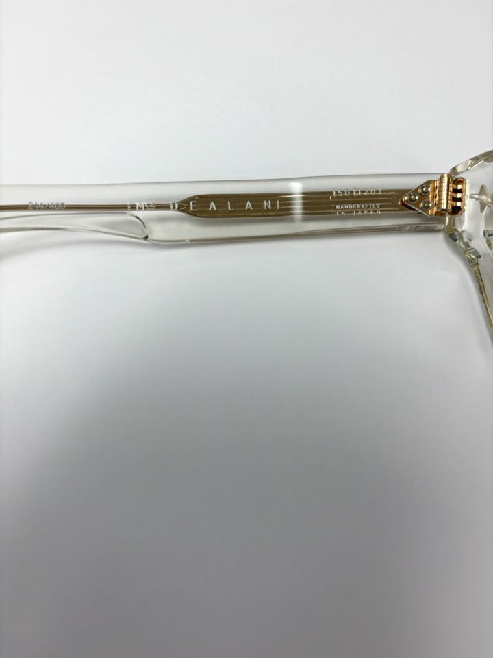 JACQUES MARIE MAGE DEALAN CLEAR ACETATE BROWN GRADIENT SUNGLASSES 150-201