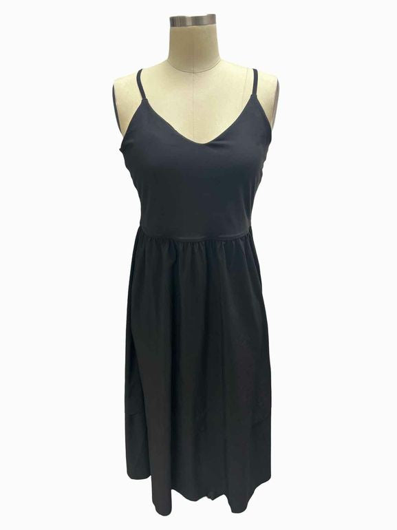 ATHLETA ELATION VNECK HYBRID DRESS 50+ UPF SIZE: M