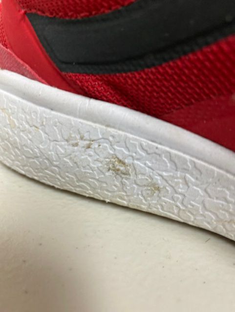 VANS RED ULTRARANGE RAPIDWELD SNEAKERS SIZE 8