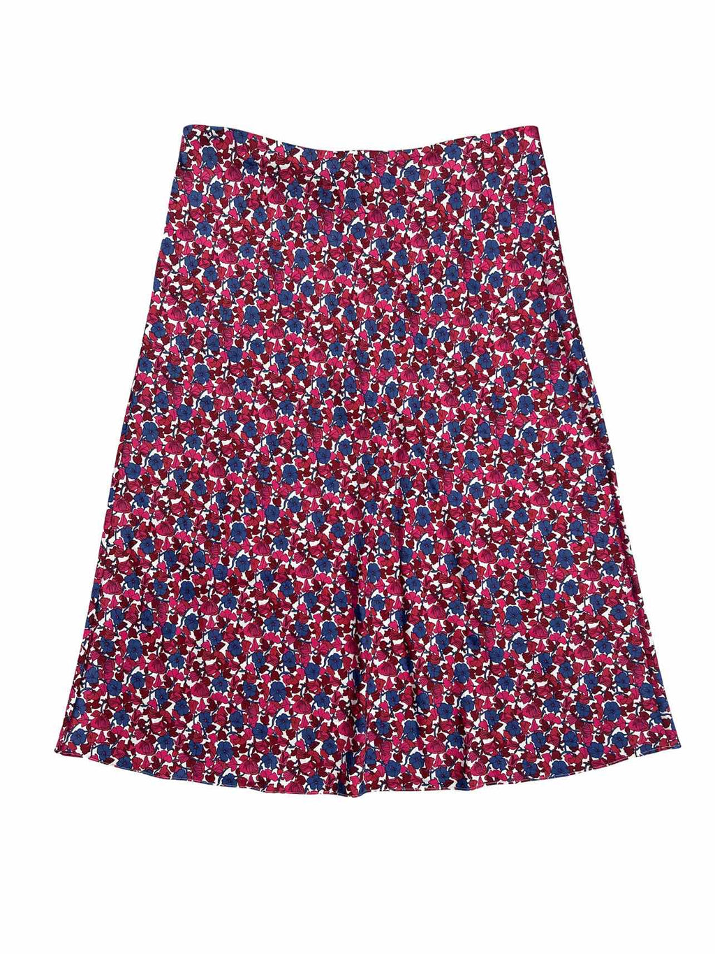 JCREW NWT GWENYTH SLIP MIDI BERRY FLORAL SKIRT SIZE: XL