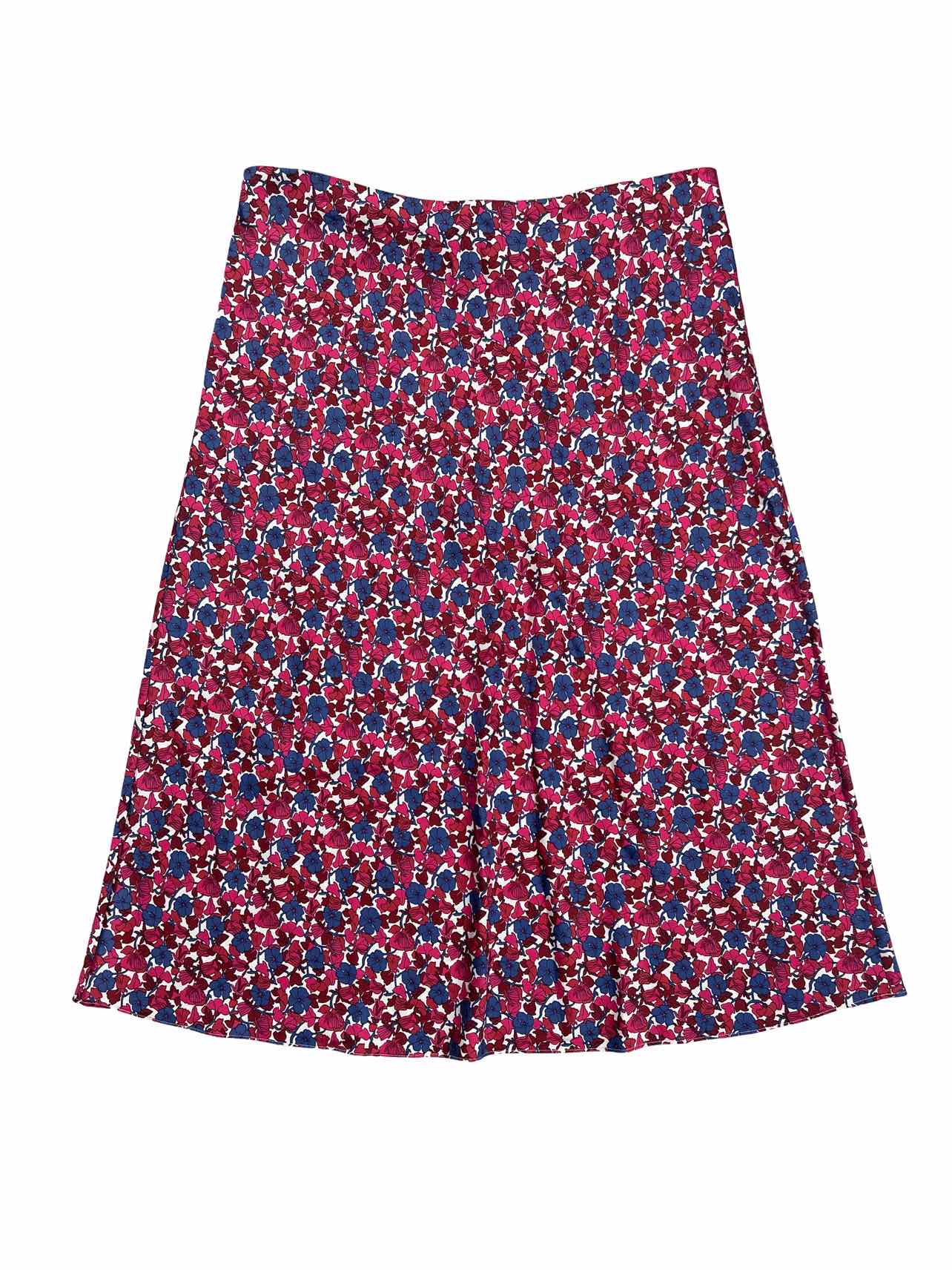 JCREW NWT GWENYTH SLIP MIDI BERRY FLORAL SKIRT SIZE: XL