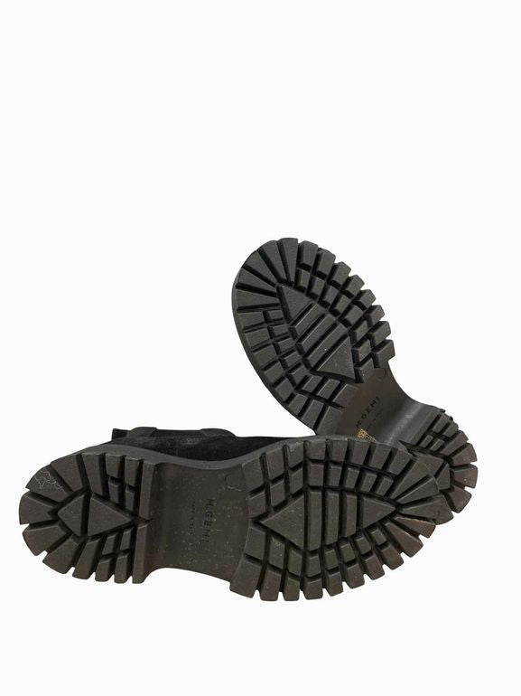 M.GEMI THE CLARA ITALIAN SUEDE LUG SOLE CHELSEA SIZE: 38.5
