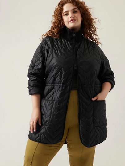 ATHLETA MENDOCINO QUILTED JACKET SIZE: XL