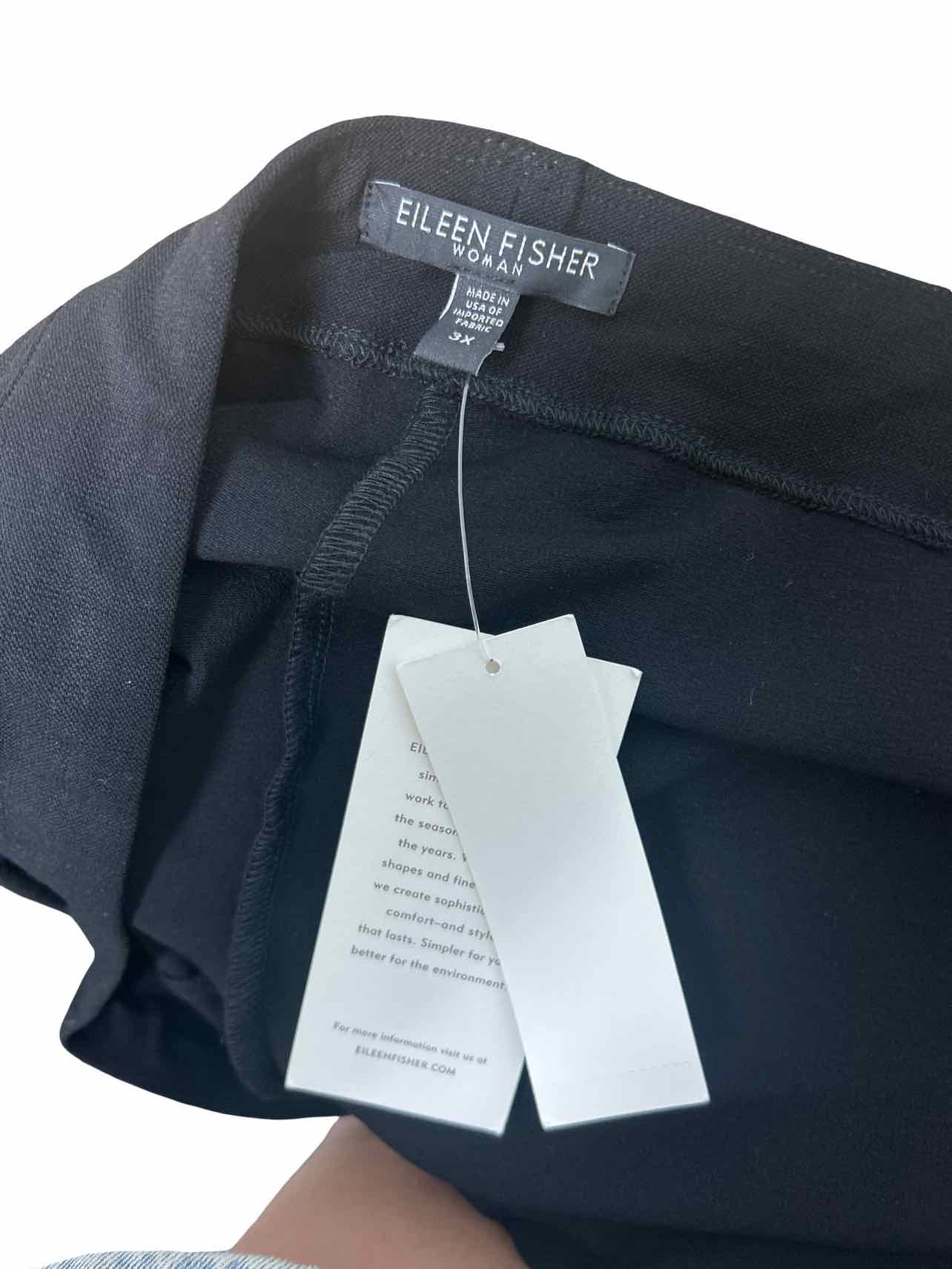 EILEEN FISHER NWT WASHABLE STRETCH CREPE PULL-ON SIZE: 3X