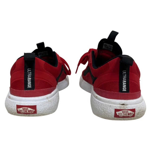 VANS RED ULTRARANGE RAPIDWELD SNEAKERS SIZE 8