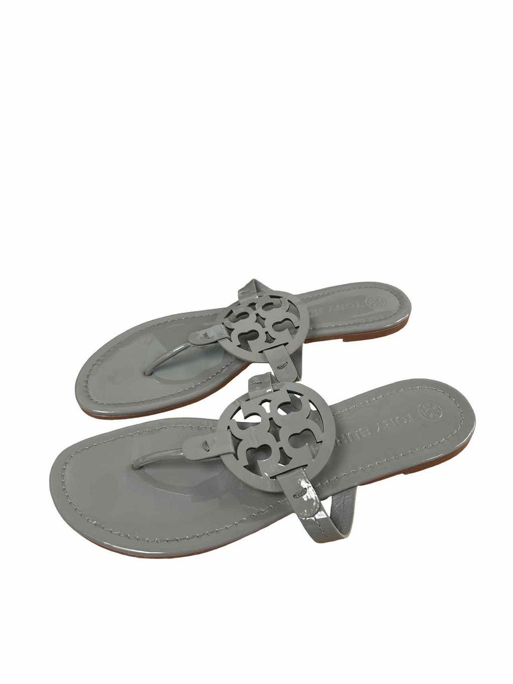 TORY BURCH PATENT MILLER SANDAL SIZE: 11