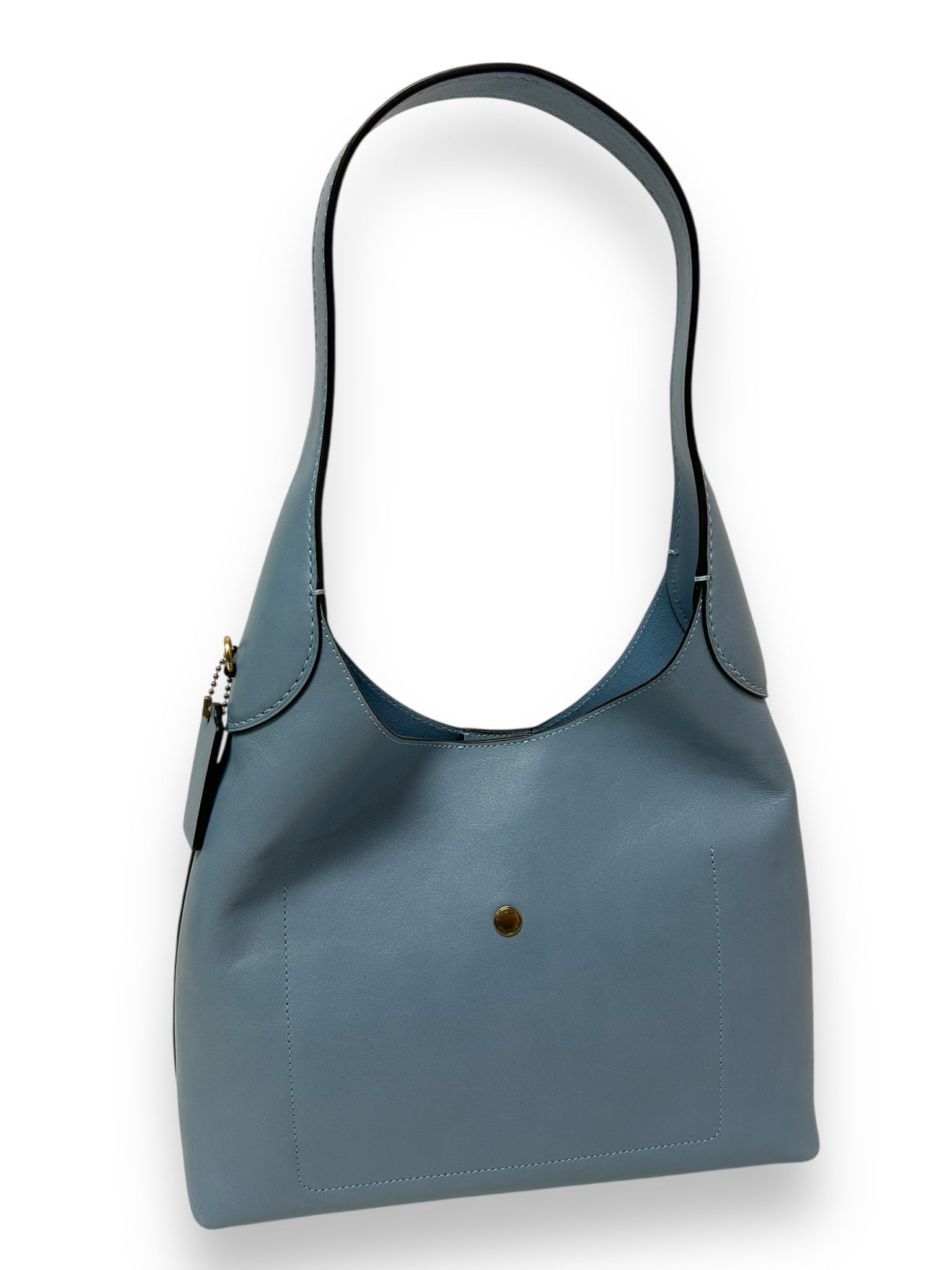 COACH BROOKLYN 28 DUSTY BLUE SHOULDER BAG