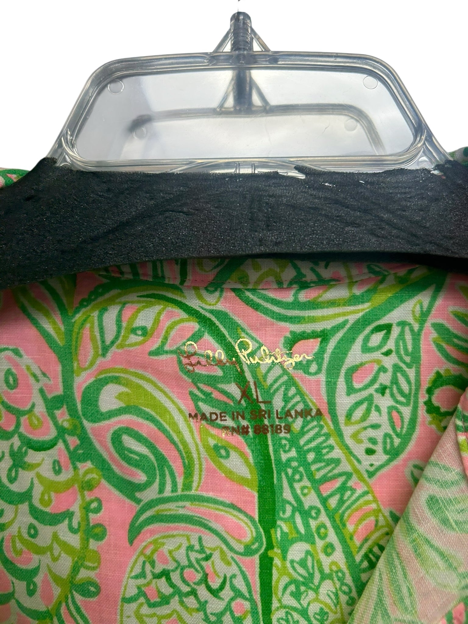 LILLY PULITZER PILAR LINEN TUNIC SHIRT DRESS SIZE XL - WEARHOUSE  CONSIGNMENT