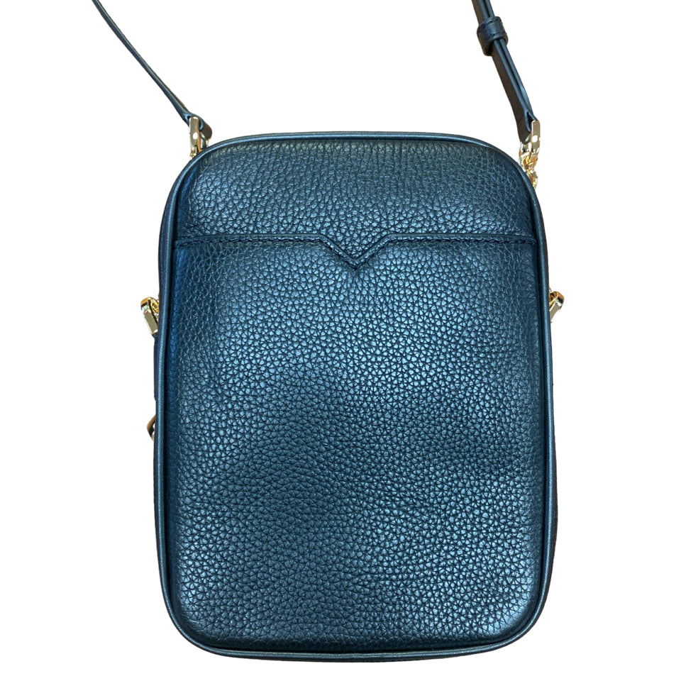 MICHAEL KORS JET SET TRAVEL MEDIUM PEBBLED LEATHER CROSSBODY BAG