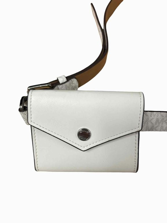 MICHAEL KORS LOGO BELT + DOUBLE POUCH FANNY SIZE: L/XL