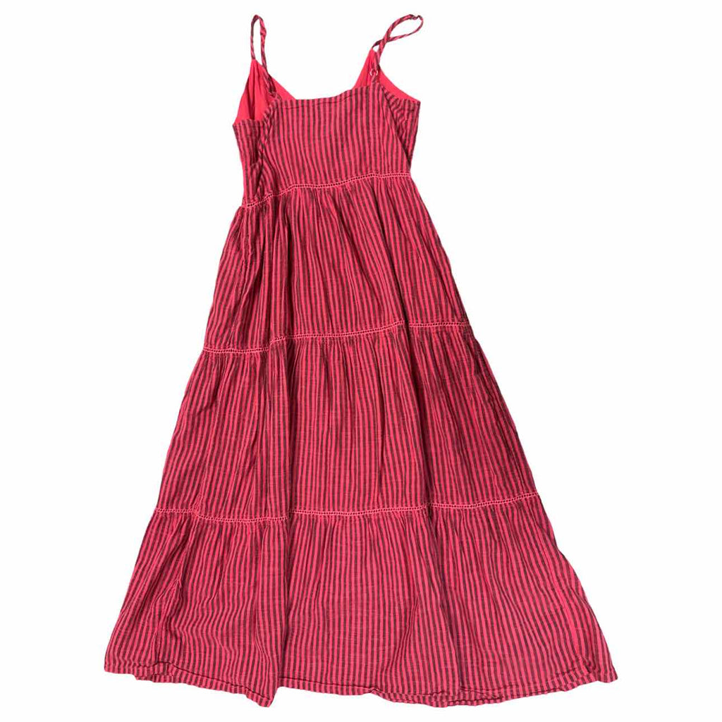 SUNDRY LOVE STRIPED TIERED REDS DRESS SIZE 0