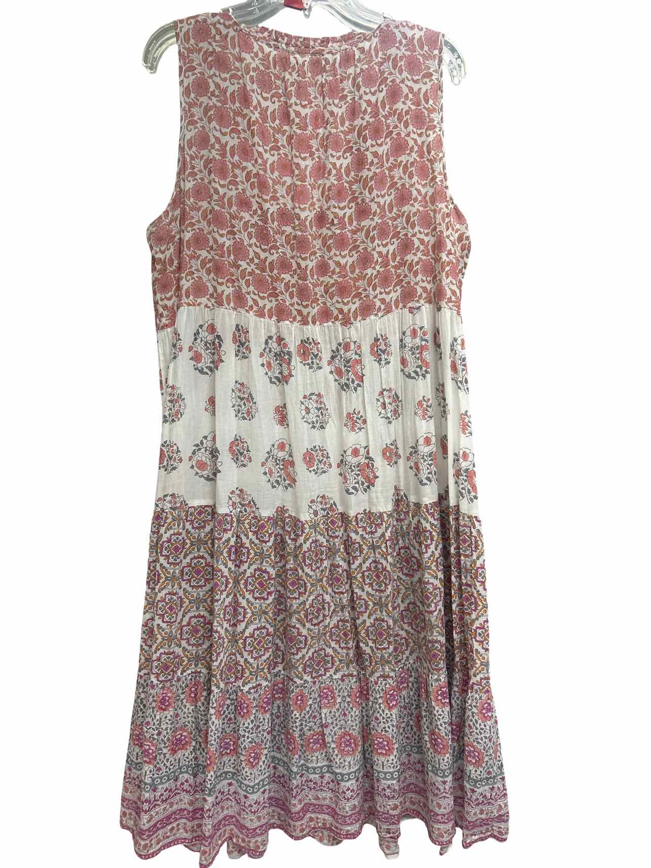 TUCKERNUCK SALTY PALOMA CAFTAN FLORAL BOHO MAXI SIZE: 2X
