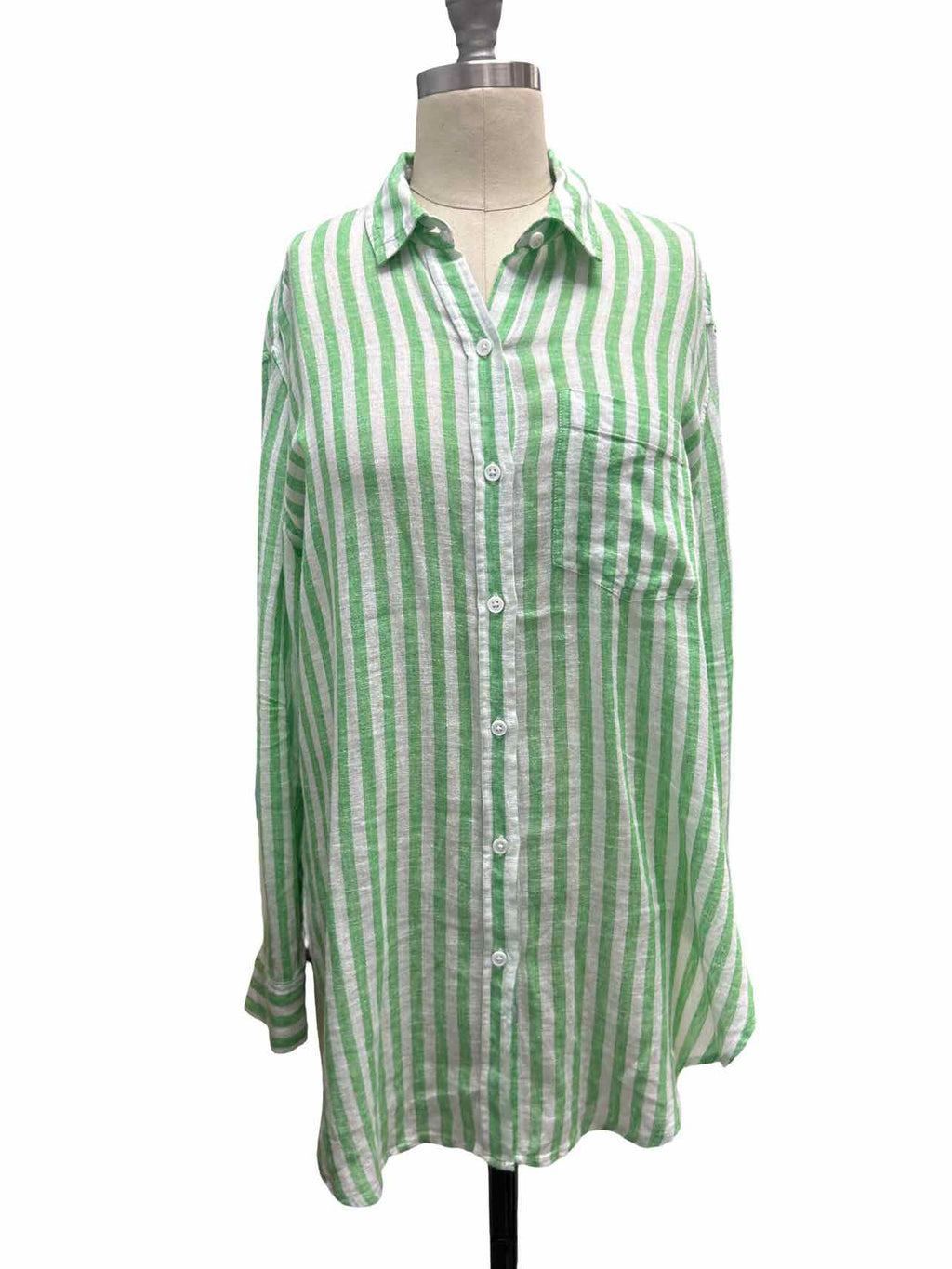 RAILS  X  GIADZY GIADA LUXE LINEN SHIRT SIZE: S