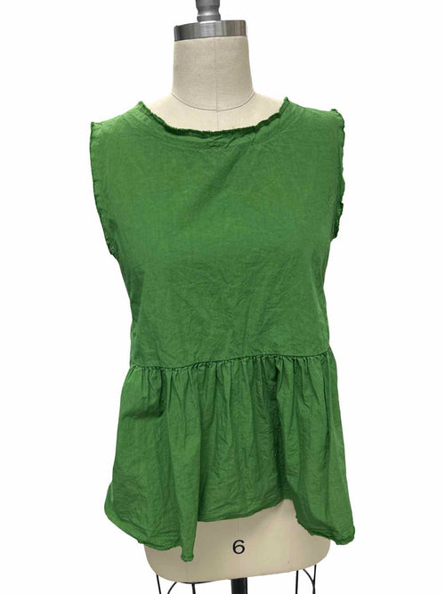 AEQUEMENTE TUNIC BLOUSE 100% COTTON TOP SIZE: XS