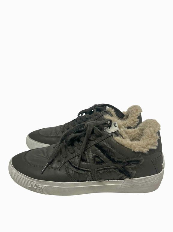 ANTHROPOLOGIE ASH MALIBU BIS FAUX FUR LACE-UP SIZE: 40